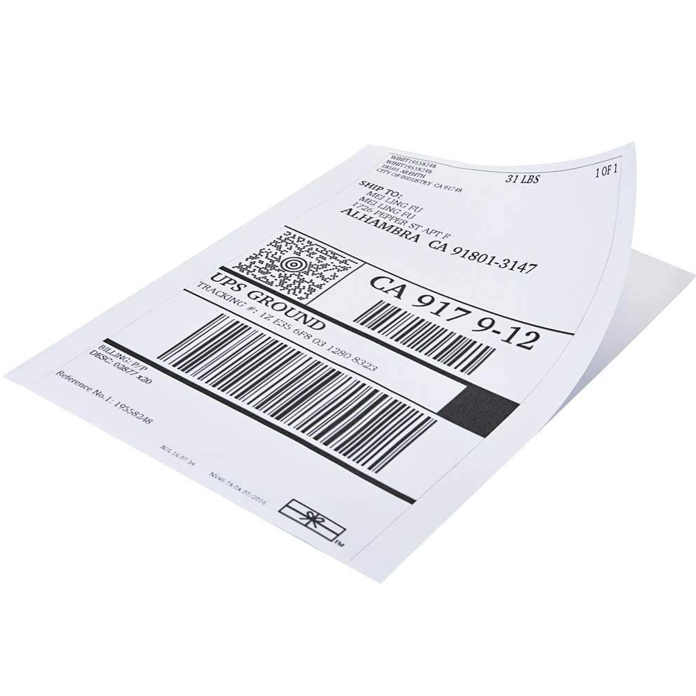 Rotolo di etichette termiche dirette 4×6 all'ingrosso