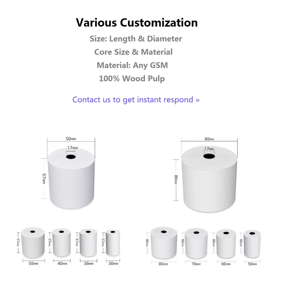80mm registratore di cassa rotolo termico all'ingrosso