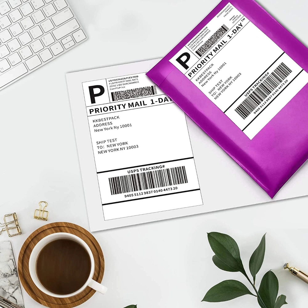 100x150 Adesivo per etichette di spedizione con codice a barre impermeabile