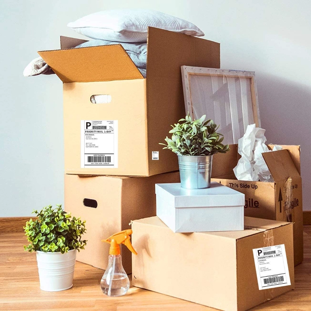 Etichetta adesiva A6 in carta termica diretta