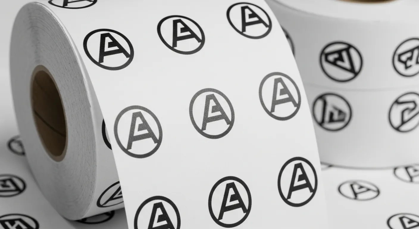 rotolo termico stampato con logo