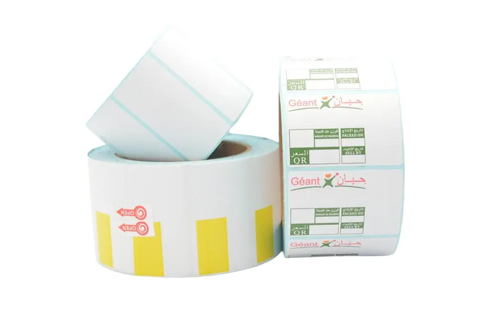 Etichette termiche stampate personalizzate