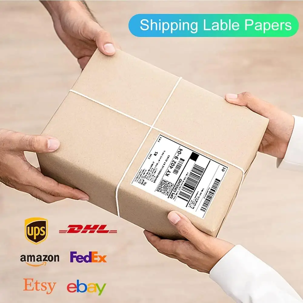 Adesivi per etichette di spedizione per l'ecommerce